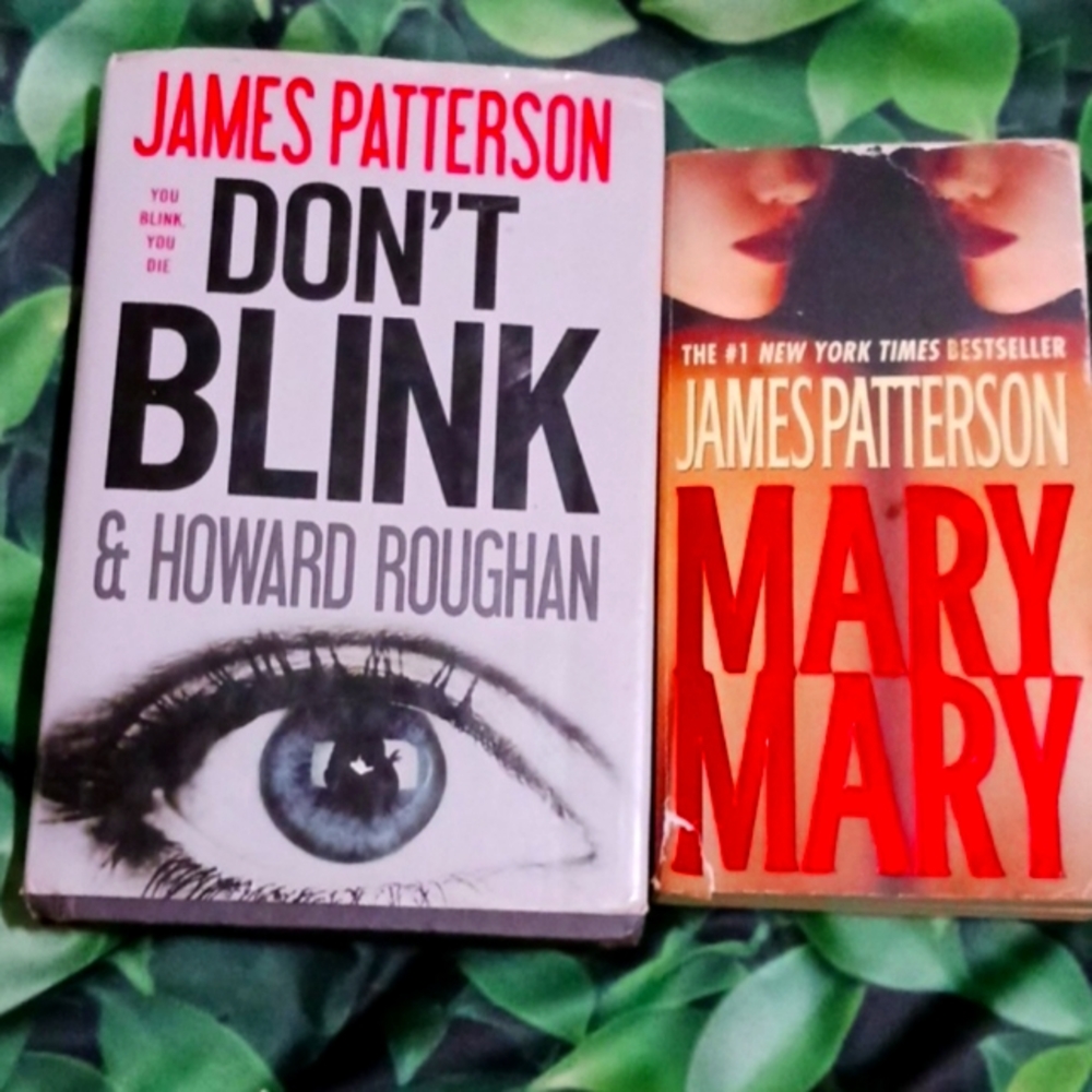 2 books "Don't Blink" & Mary Mary by James Patterson